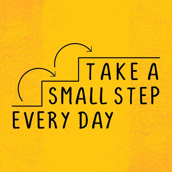 small steps daily